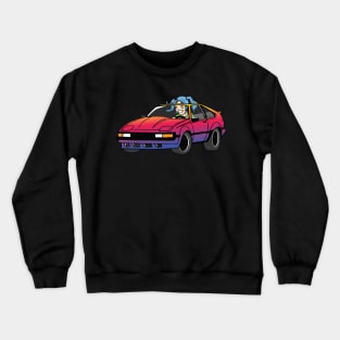 Toyota Supra Manga Girl Crewneck Sweatshirt